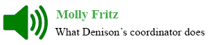 Fritz - What Denison's coordinator does